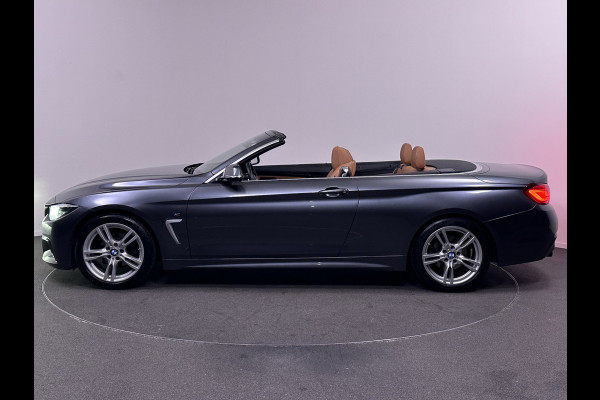 BMW 4 Serie Cabrio 420i High M Sport Edition 184pk Dealer O.H | Lederen Sportstoelen Memory | Navi Pro | Virtual Cockpit | DAB | Stuur / Stoelverwarming | LED | 18"L.M |