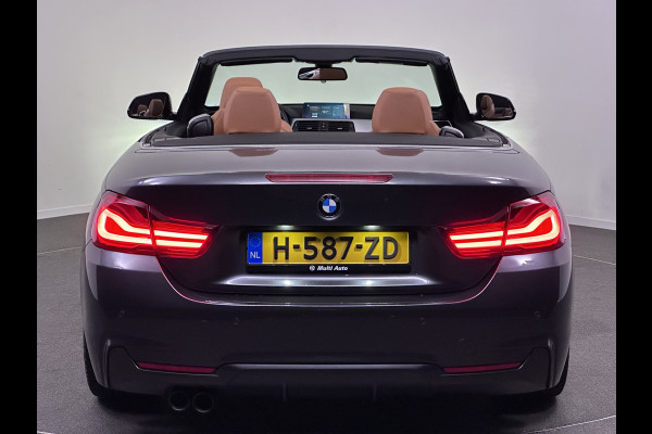 BMW 4 Serie Cabrio 420i High M Sport Edition 184pk Dealer O.H | Lederen Sportstoelen Memory | Navi Pro | Virtual Cockpit | DAB | Stuur / Stoelverwarming | LED | 18"L.M |