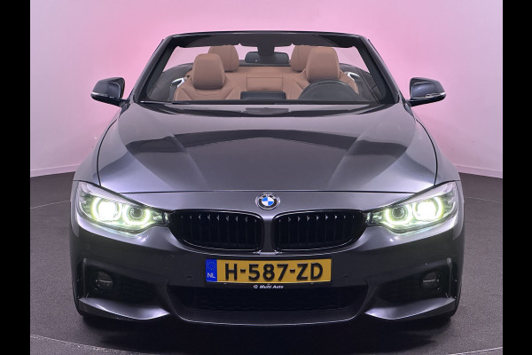 BMW 4 Serie Cabrio 420i High M Sport Edition 184pk Dealer O.H | Lederen Sportstoelen Memory | Navi Pro | Virtual Cockpit | DAB | Stuur / Stoelverwarming | LED | 18"L.M |