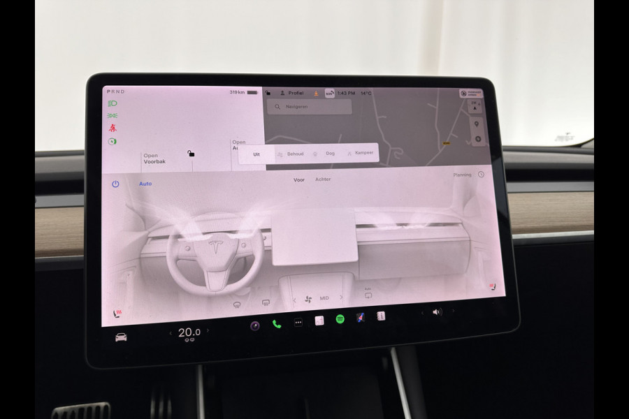 Tesla Model 3 Standard RWD Plus 60 kWh [ 3-Fase ] (INCL-BTW) Aut. *PANO | AUTO-PILOT | NAPPA-LEATHER | KEYLESS | FULL-LED | MEMORY-PACK | SURROUND-VIEW | DAB | APP-CONNECT | DIGI-COCKPIT | LANE-ASSIST | COMFORT-SEATS | 18"ALU*