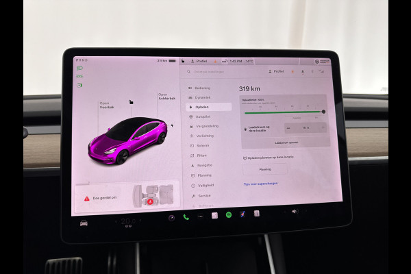 Tesla Model 3 Standard RWD Plus 60 kWh [ 3-Fase ] (INCL-BTW) Aut. *PANO | AUTO-PILOT | NAPPA-LEATHER | KEYLESS | FULL-LED | MEMORY-PACK | SURROUND-VIEW | DAB | APP-CONNECT | DIGI-COCKPIT | LANE-ASSIST | COMFORT-SEATS | 18"ALU*