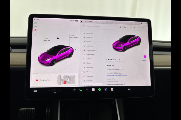 Tesla Model 3 Standard RWD Plus 60 kWh [ 3-Fase ] (INCL-BTW) Aut. *PANO | AUTO-PILOT | NAPPA-LEATHER | KEYLESS | FULL-LED | MEMORY-PACK | SURROUND-VIEW | DAB | APP-CONNECT | DIGI-COCKPIT | LANE-ASSIST | COMFORT-SEATS | 18"ALU*