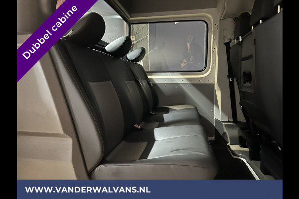 Volkswagen Crafter 2.0 TDI 141pk L3H3 L2H2 Dubbele Cabine Euro6 Airco | 6-Zits | 3000kg Trekhaak | Camera | Apple Carplay Android Auto, Cruisecontrol, Parkeersensoren