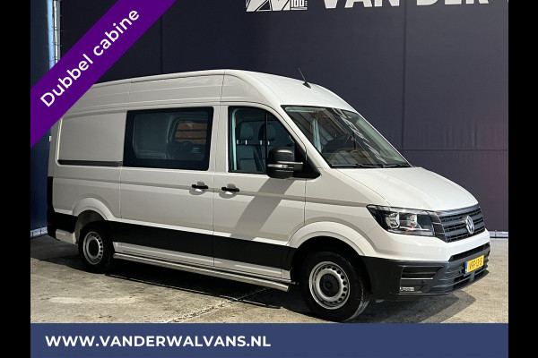 Volkswagen Crafter 2.0 TDI 141pk L3H3 L2H2 Dubbele Cabine Euro6 Airco | 6-Zits | 3000kg Trekhaak | Camera | Apple Carplay Android Auto, Cruisecontrol, Parkeersensoren