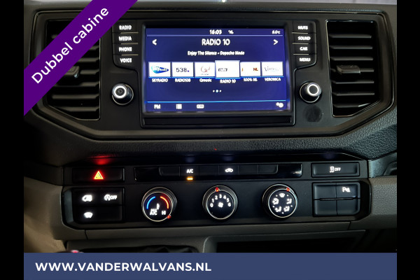 Volkswagen Crafter 2.0 TDI 141pk L3H3 L2H2 Dubbele Cabine Euro6 Airco | 6-Zits | 3000kg Trekhaak | Camera | Apple Carplay Android Auto, Cruisecontrol, Parkeersensoren