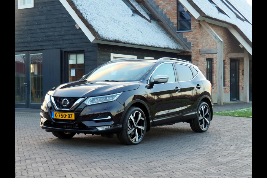 Nissan QASHQAI 1.2 Tekna+ Automaat | Rondomzicht Camera | Panoramadak | Stoelverwarming | Afn. Trekhaak | Full-map Navigatie