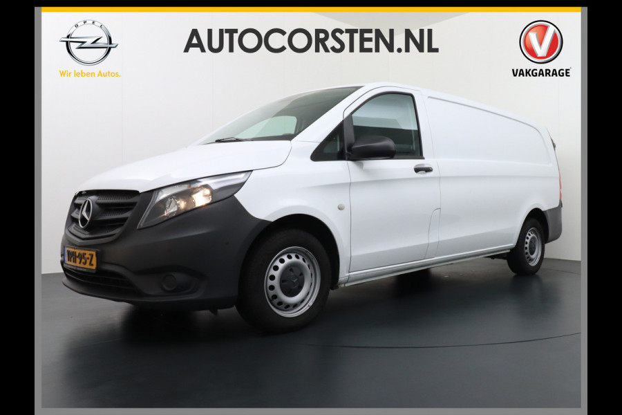 Mercedes-Benz Vito 116 CDI 164PK L3 Navi Camera Trekhaak ParkeerSensoren-A+Voor CruiseControle Zijschuifdeur rechts Elektr.Verwarmde-buitenspiegels Audio-40 Facelift type 2.000kg trekvermogen, aanhanger-assistent ! 164pk (380Nm bij 1200trpm!!)EURO 6d Bluetec Gen 3 Blue Efficiency