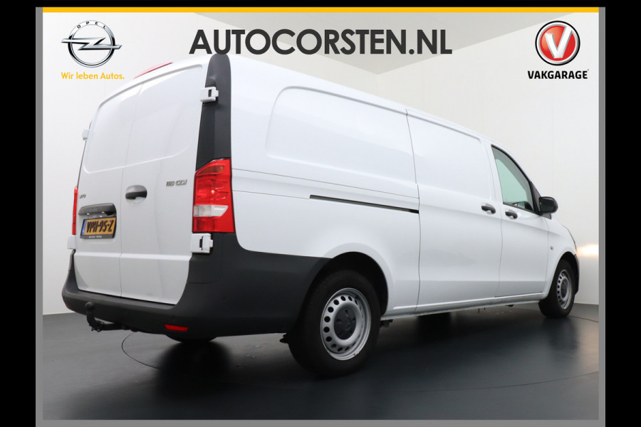 Mercedes-Benz Vito 116 CDI 164PK L3 Navi Camera Trekhaak ParkeerSensoren-A+Voor CruiseControle Zijschuifdeur rechts Elektr.Verwarmde-buitenspiegels Audio-40 Facelift type 2.000kg trekvermogen, aanhanger-assistent ! 164pk (380Nm bij 1200trpm!!)EURO 6d Bluetec Gen 3 Blue Efficiency