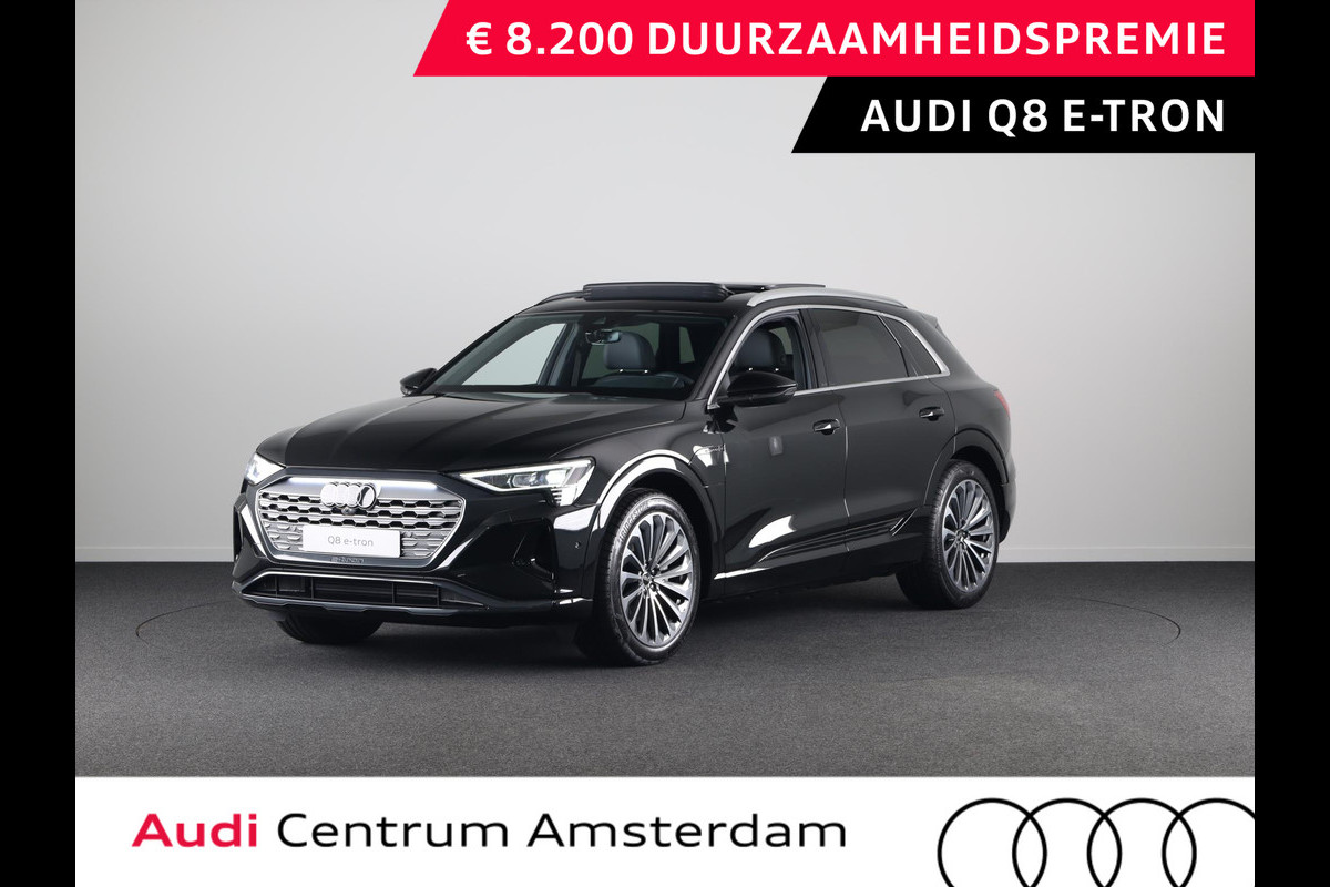 Audi Q8 e-tron Advanced edition plus 55 300kw/408pk 114Kwh SUV El VAN € 84190,-. VOOR € 75990,-.