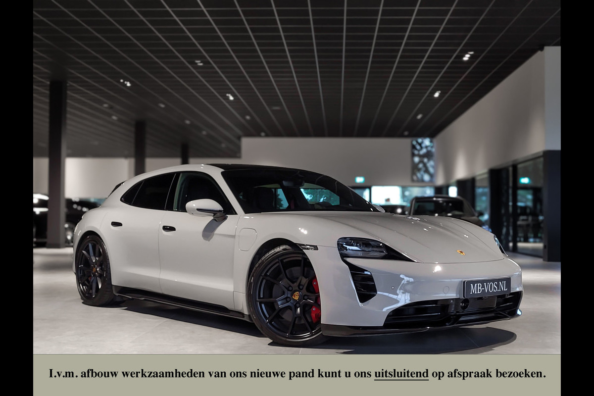 Porsche Taycan Sport Turismo GTS 517 pk 93 kWh Achterasbesturing|HUD|Entry&Drive|Innodrive/Passenger display|Panoramadak|Carbon