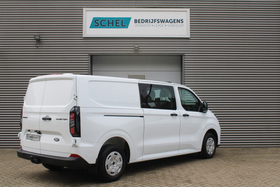 Ford Transit Custom 320 2.0 TDCI L2H1 Trend DC 136pk - Carplay - Android - Camera - Trekhaak - LED koplampen - Stoelverwarming - Draadloos laden - R