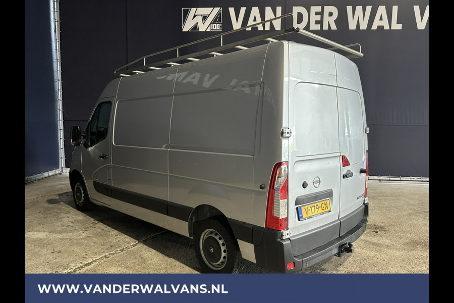 Opel Movano 2.3 CDTI 131pk L2H2 Euro6 Airco | Imperiaal | Navigatie | 2500kg Trekhaak | Cruisecontrol 270gr achterdeuren, Bijrijdersbank, Bluetooth-telefoonvoorbereiding