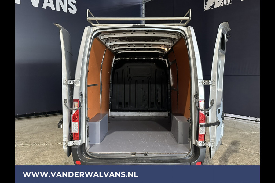 Opel Movano 2.3 CDTI 131pk L2H2 Euro6 Airco | Imperiaal | Navigatie | 2500kg Trekhaak | Cruisecontrol 270gr achterdeuren, Bijrijdersbank, Bluetooth-telefoonvoorbereiding