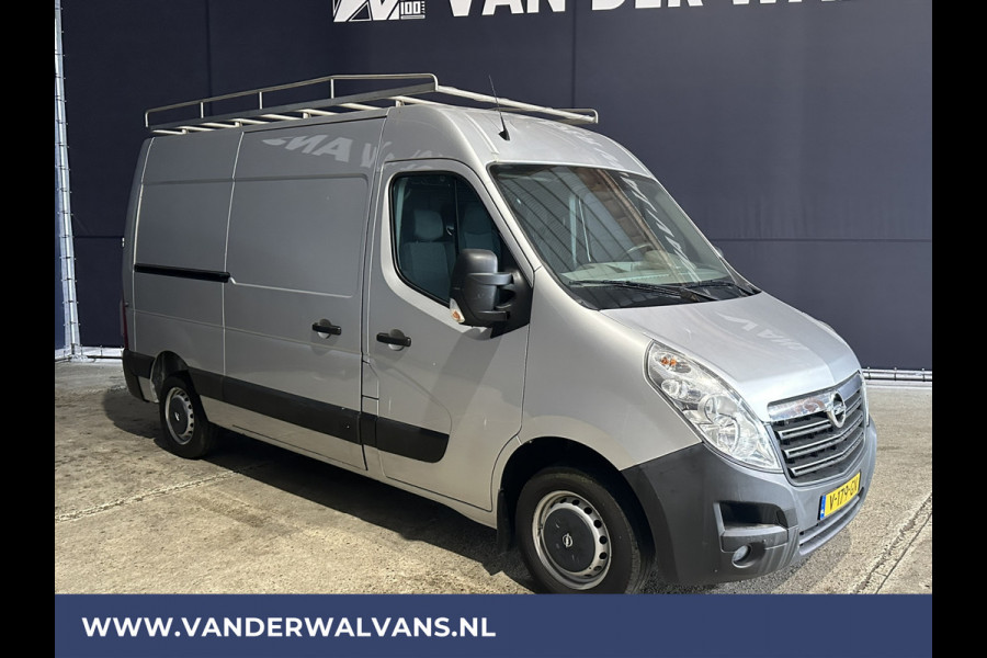 Opel Movano 2.3 CDTI 131pk L2H2 Euro6 Airco | Imperiaal | Navigatie | 2500kg Trekhaak | Cruisecontrol 270gr achterdeuren, Bijrijdersbank, Bluetooth-telefoonvoorbereiding