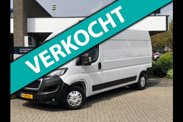 Peugeot Boxer 333 2.2 BlueHDi 140 L3H2 Asphalt | Leder, Camera, Stoelverw., Trekhaak, Cruise, Airco, El. Ramen |