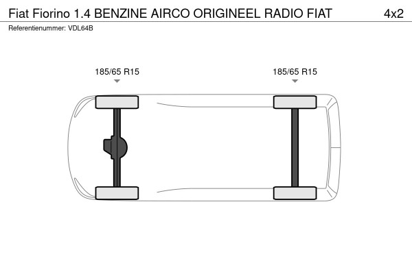 Fiat Fiorino 1.4 BENZINE AIRCO ORIGINEEL RADIO FIAT