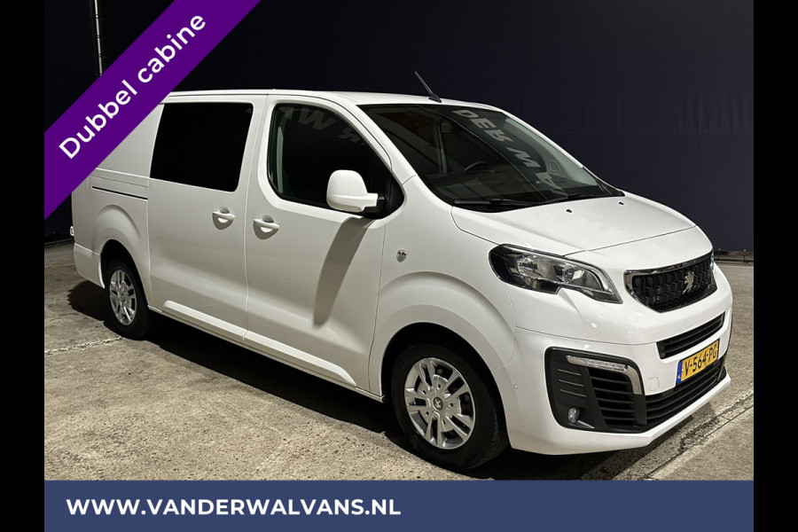 Peugeot Expert 2.0 BlueHDI 123pk L3H1 Dubbele Cabine Euro6 Airco | 6-Zits | Navigatie Cruisecontrol, Apple Carplay, Android Auto, Parkeersensoren