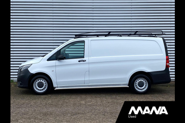 Mercedes-Benz Vito 111CDI Lang Airco Trekhaak Cruise Imperiaal Bluetooth Airbag 3 Zits Sidebars Betimmering Laadvloer