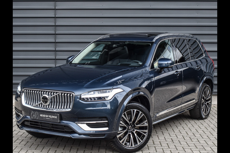 Volvo XC90 2.0 T8 Recharge AWD ULTIMATE BRIGHT | 7P | LONG RANGE | PANORAMADAK | HARMAN/KARDON | HEAD-UP DISPLAY | 360 CAMERA | BLIS | KEYL