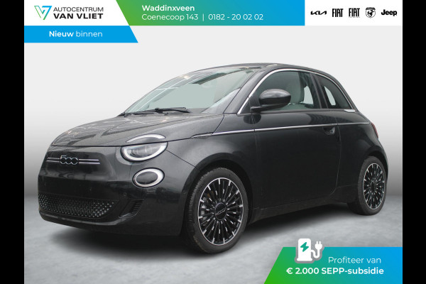 Fiat 500E CABRIO La Prima 42 kWh | By Bocelli | Leder | 17" | Navi | Winter Pack | SEPP € 2000,-