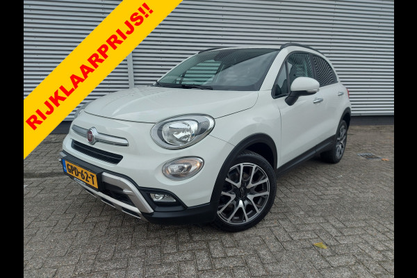 Fiat 500X Cross 1.4 Turbo MultiAir Cross, airco,cruise,navigatie,parkeersensoren achter,lederen int,