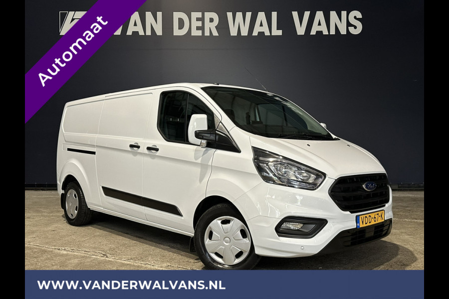 Ford Transit Custom 2.0 TDCI 170pk Automaat L2H1 inrichting Euro6 Airco | 2x Zijdeur | Navigatie Apple Carplay, Android Auto, Cruisecontrol, Parkeersensoren, Stoelverwarming, Verwarmde voorruit, LED, Bijrijdersbank