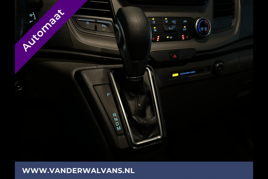 Ford Transit Custom 2.0 TDCI 170pk Automaat L2H1 inrichting Euro6 Airco | 2x Zijdeur | Navigatie Apple Carplay, Android Auto, Cruisecontrol, Parkeersensoren, Stoelverwarming, Verwarmde voorruit, LED, Bijrijdersbank