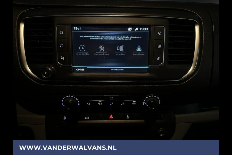 Peugeot Expert 2.0 BlueHDI 123pk L2H1 Euro6 Airco | Imperiaal | Navigatie | Camera | 2500kg Trekhaak Apple Carplay, Android Auto, Cruisecontrol, Parkeersensoren, Bijrijdersbank