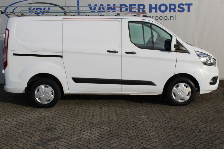 Ford Transit Custom 280 2.0-105pk TDCI L1H1 Trend. Goede, nette Ford Transit Custom ! Airco, camera, parkeersensoren v/a, trekhaak, cruise control, bijrijdersbank, imperiaal, telefoonvoorb., etc.