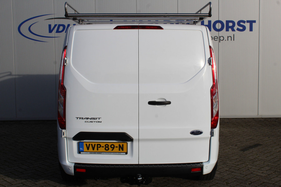 Ford Transit Custom 280 2.0-105pk TDCI L1H1 Trend. Goede, nette Ford Transit Custom ! Airco, camera, parkeersensoren v/a, trekhaak, cruise control, bijrijdersbank, imperiaal, telefoonvoorb., etc.