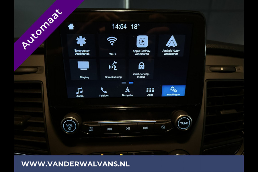 Ford Transit Custom 2.0 TDCI 170pk Automaat L2H1 inrichting Euro6 Airco | 2x Zijdeur | Navigatie Apple Carplay, Android Auto, Cruisecontrol, Parkeersensoren, Stoelverwarming, Verwarmde voorruit, LED, Bijrijdersbank