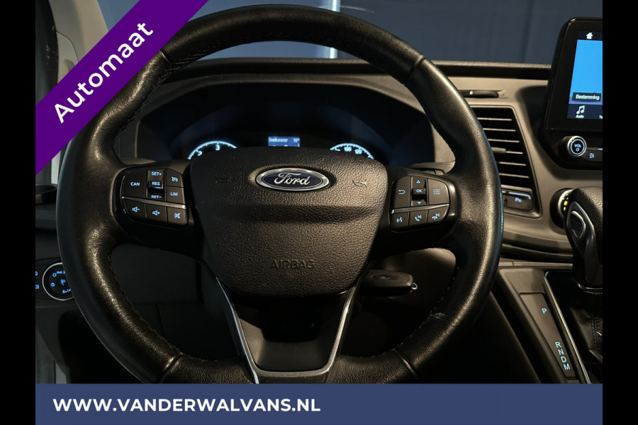 Ford Transit Custom 2.0 TDCI 170pk Automaat L2H1 inrichting Euro6 Airco | 2x Zijdeur | Navigatie Apple Carplay, Android Auto, Cruisecontrol, Parkeersensoren, Stoelverwarming, Verwarmde voorruit, LED, Bijrijdersbank