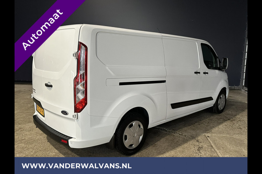 Ford Transit Custom 2.0 TDCI 170pk Automaat L2H1 inrichting Euro6 Airco | 2x Zijdeur | Navigatie Apple Carplay, Android Auto, Cruisecontrol, Parkeersensoren, Stoelverwarming, Verwarmde voorruit, LED, Bijrijdersbank