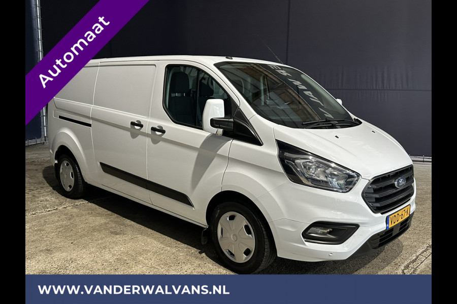 Ford Transit Custom 2.0 TDCI 170pk Automaat L2H1 inrichting Euro6 Airco | 2x Zijdeur | Navigatie Apple Carplay, Android Auto, Cruisecontrol, Parkeersensoren, Stoelverwarming, Verwarmde voorruit, LED, Bijrijdersbank