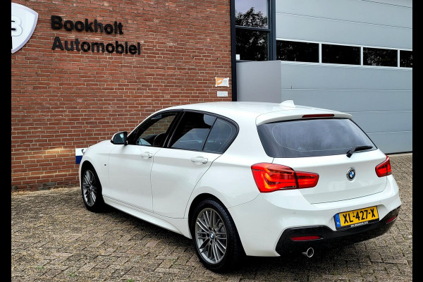 BMW 1-serie 118i M-sport (€ 18.450,- ex BTW), LED, HIFI, Leder (NL-auto met NAP)