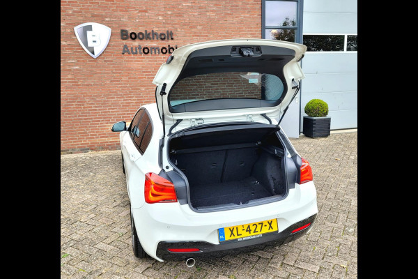 BMW 1-serie 118i M-sport (€ 18.450,- ex BTW), LED, HIFI, Leder (NL-auto met NAP)