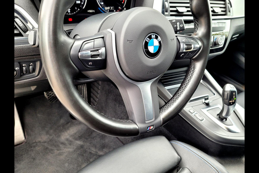 BMW 1-serie 118i M-sport (€ 18.450,- ex BTW), LED, HIFI, Leder (NL-auto met NAP)