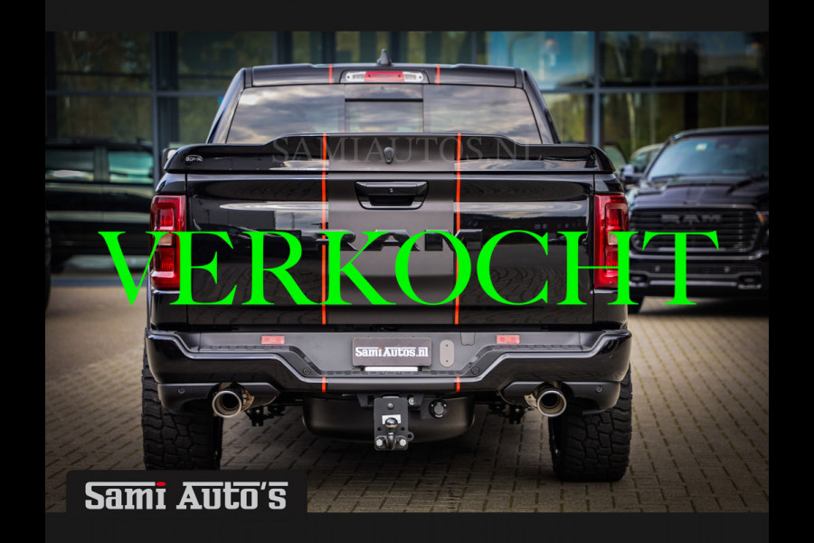 Dodge Ram 2025 LARAMIE NIGHT PREMIUM | BOM VOL + 14.4 INCH SCHERM BOM VOL | LUCHTVERING | HUD | HURRICAN 420PK 636 Nm TWIN TURBO | PRIJS M DUBBELE CABINE | PICK UP | 5 PERSOONS | DC | GRIJSKENTEKEN | VOORRAAD NR 2222 - 7655