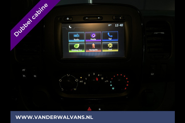 Opel Vivaro 1.6 CDTI 126pk L2H1 Dubbele Cabine Euro6 Airco | Navigatie | Camera | 5-Zits | cruisecontrol, parkeersensoren, trekhaak