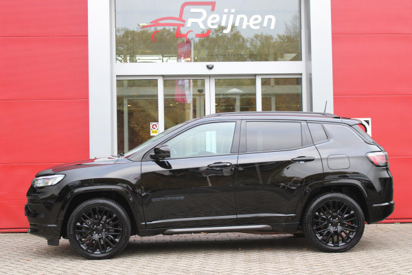 Jeep Compass 4xe SUMMIT 240PK PHEV AUTOMAAT | NAVIGATIE 10,25 "TOUCHSCREEN | APPLE CARPLAY/ANDROID AUTO | 360° CAMERA | DAB+ RADIO | CLIMATE CONTROL | 19"GLOSS BLACK LICHTMETALEN VELGEN | ADAPTIVE / CRUISE CONTROL | DIGITAAL INSTRUMENTENPANEEL | LEDEREN BEKLEDING | STOELVERWARMING / STOELKOELING | ELEKTRISCH VERSTELBARE BESTUURDERSSTOEL MET GEHEUGEN / BIJRIJDERSTOEL ELEKTRISCH VERSTELBAAR | ELEKTRISCH BEDIENBARE ACHTERKLEP | FULL LED KOPLAMPEN | LED MISTLAMPEN / BOCHTVERLICHTING | KEYLESS ENTRY & START | DRAADLOOS LADEN | DRAADLOOS APPLE CARPLAY |