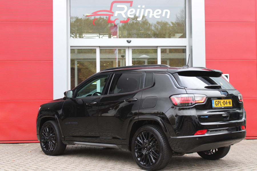 Jeep Compass 4xe SUMMIT 240PK PHEV AUTOMAAT | NAVIGATIE 10,25 "TOUCHSCREEN | APPLE CARPLAY/ANDROID AUTO | 360° CAMERA | DAB+ RADIO | CLIMATE CONTROL | 19"GLOSS BLACK LICHTMETALEN VELGEN | ADAPTIVE / CRUISE CONTROL | DIGITAAL INSTRUMENTENPANEEL | LEDEREN BEKLEDING | STOELVERWARMING / STOELKOELING | ELEKTRISCH VERSTELBARE BESTUURDERSSTOEL MET GEHEUGEN / BIJRIJDERSTOEL ELEKTRISCH VERSTELBAAR | ELEKTRISCH BEDIENBARE ACHTERKLEP | FULL LED KOPLAMPEN | LED MISTLAMPEN / BOCHTVERLICHTING | KEYLESS ENTRY & START | DRAADLOOS LADEN | DRAADLOOS APPLE CARPLAY |