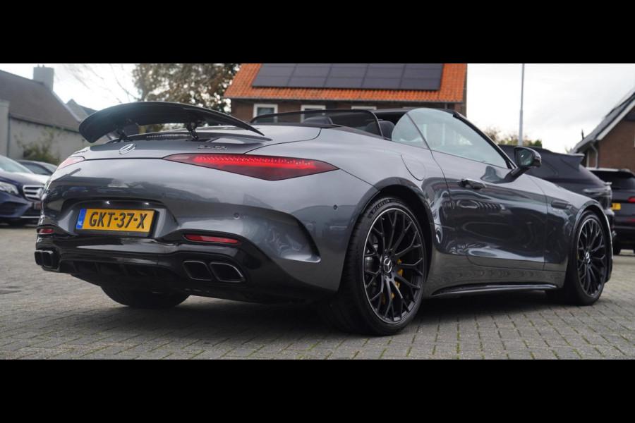 Mercedes-Benz SL-Klasse Roadster AMG 63 4MATIC+ | Burmester | Luchtvering | HuD | 12-2023 | Luxe Leder | Stuur assistent | NIEUW |