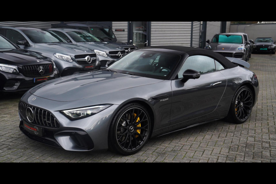 Mercedes-Benz SL-Klasse Roadster AMG 63 4MATIC+ | Burmester | Luchtvering | HuD | 12-2023 | Luxe Leder | Stuur assistent | NIEUW |