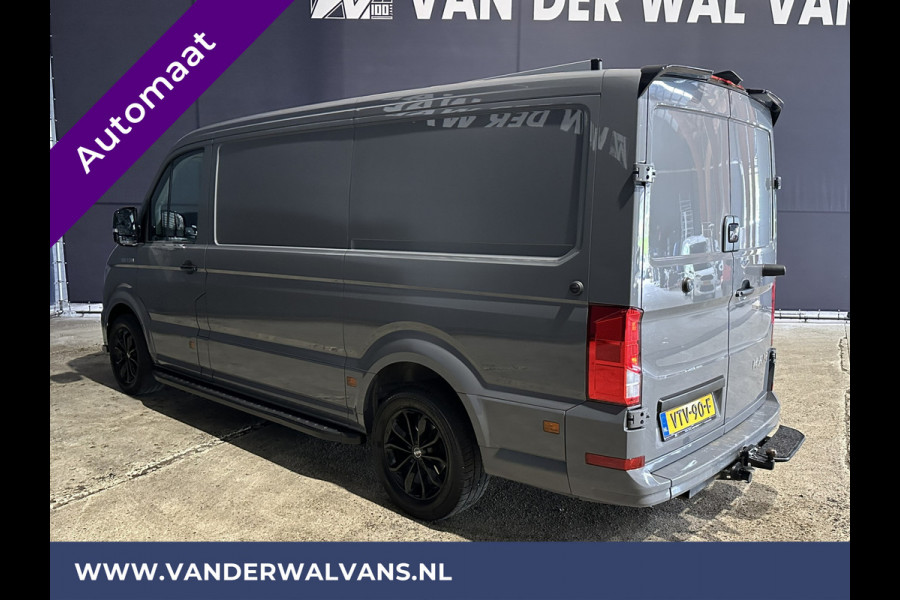 Volkswagen Crafter 35 2.0 TDI 177pk Automaat L3H2 (Oude L2H1) Fabrieksgarantie Euro6 Airco | Bumper KIT | LED | Spoiler | Leder Camera, 3000kg Trekhaak, navigatie, adaptieve cruisecontrol, sidebars, lichtmetalen velgen