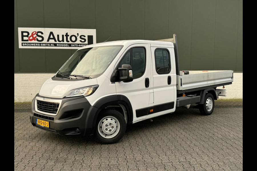 Peugeot Boxer 335 2.2 BlueHDi 165 L3H2 Pick up 7 Personen uitvoering Airco Cruise Media player