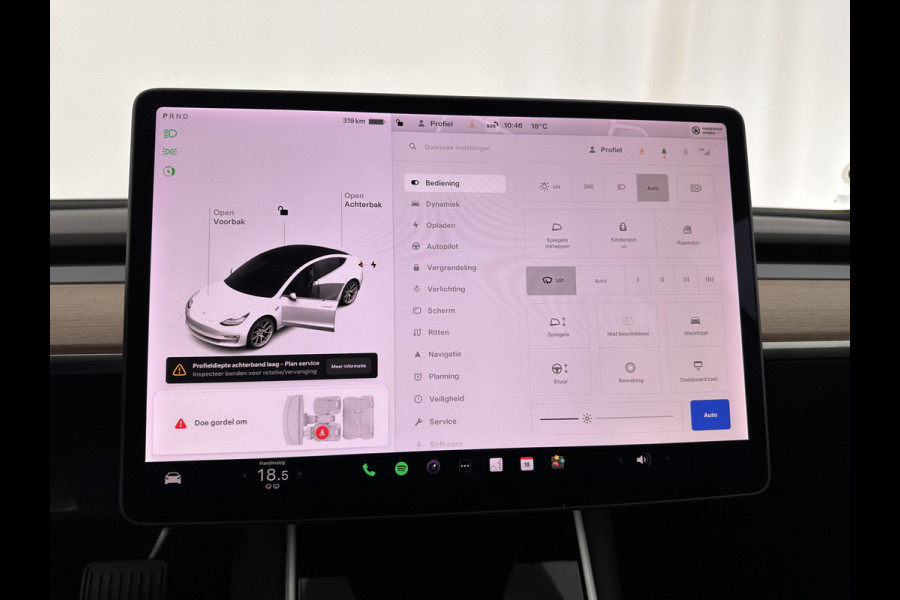 Tesla Model 3 Standard RWD Plus 60 kWh (INCL-BTW) Aut. *PANO | TOWBAR | AUTO-PILOT | NAPPA-LEATHER | KEYLESS | FULL-LED | MEMORY-PACK | SURROUND-VIEW | DAB | APP-CONNECT | DIGI-COCKPIT | LANE-ASSIST | COMFORT-SEATS | 18"ALU*