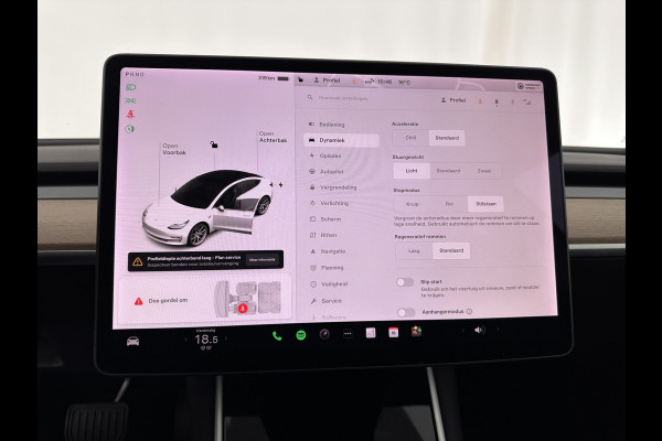 Tesla Model 3 Standard RWD Plus 60 kWh (INCL-BTW) Aut. *PANO | TOWBAR | AUTO-PILOT | NAPPA-LEATHER | KEYLESS | FULL-LED | MEMORY-PACK | SURROUND-VIEW | DAB | APP-CONNECT | DIGI-COCKPIT | LANE-ASSIST | COMFORT-SEATS | 18"ALU*