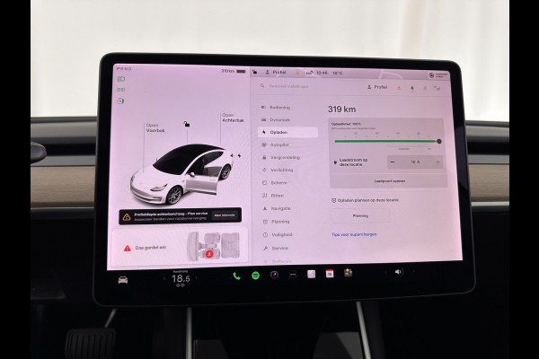 Tesla Model 3 Standard RWD Plus 60 kWh (INCL-BTW) Aut. *PANO | TOWBAR | AUTO-PILOT | NAPPA-LEATHER | KEYLESS | FULL-LED | MEMORY-PACK | SURROUND-VIEW | DAB | APP-CONNECT | DIGI-COCKPIT | LANE-ASSIST | COMFORT-SEATS | 18"ALU*