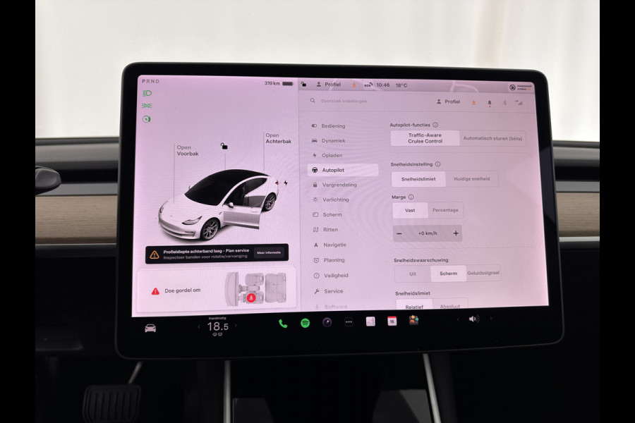 Tesla Model 3 Standard RWD Plus 60 kWh (INCL-BTW) Aut. *PANO | TOWBAR | AUTO-PILOT | NAPPA-LEATHER | KEYLESS | FULL-LED | MEMORY-PACK | SURROUND-VIEW | DAB | APP-CONNECT | DIGI-COCKPIT | LANE-ASSIST | COMFORT-SEATS | 18"ALU*