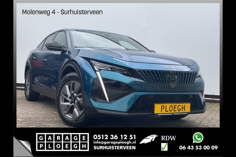 Peugeot 408 1.6 HYbrid GT 225 Aut8 PHEV 360cam Adap.Cruise Carplay!